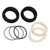 36mm Front Fork Oil Seal Kit Shock Absorption Rubber Oil Seal Replacement for Mountain Bike
