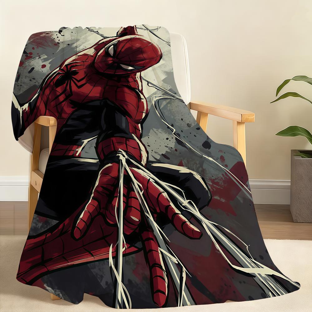 Cool S-Spider-ManS Blanket Soft Throw Blanket for Home Bedroom Bed Sofa Picnic Travel Office Rest Cover Blanket Gift
