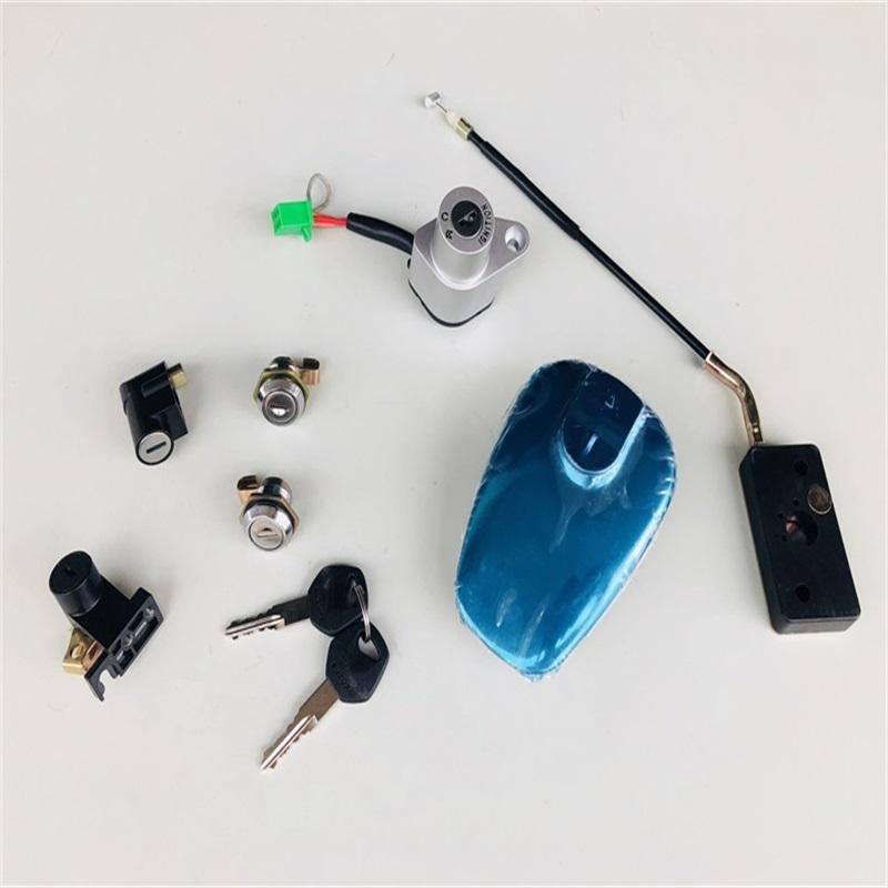 Motorcycle Ignition Switch Lock Sets Seat Power Door Locks Tank Cap Applies For Suzuki GZ150-A GZ 150 150cc