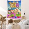 CCandy CCrush SSaga Cartoon Tapestry Art Science Fiction Room Home Decor Art Home Decor