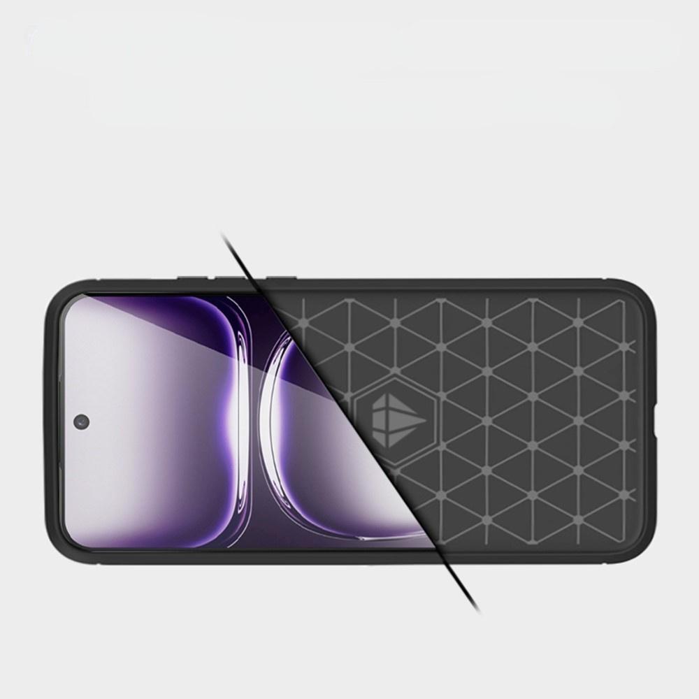 Case for Oppo Reno 12, Carbon, Black