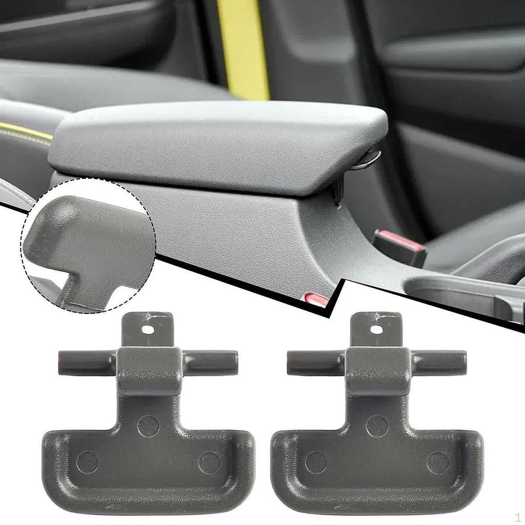 2 Pieces Car Armrest Box Clip Replaces Center Armrests Upper Latch