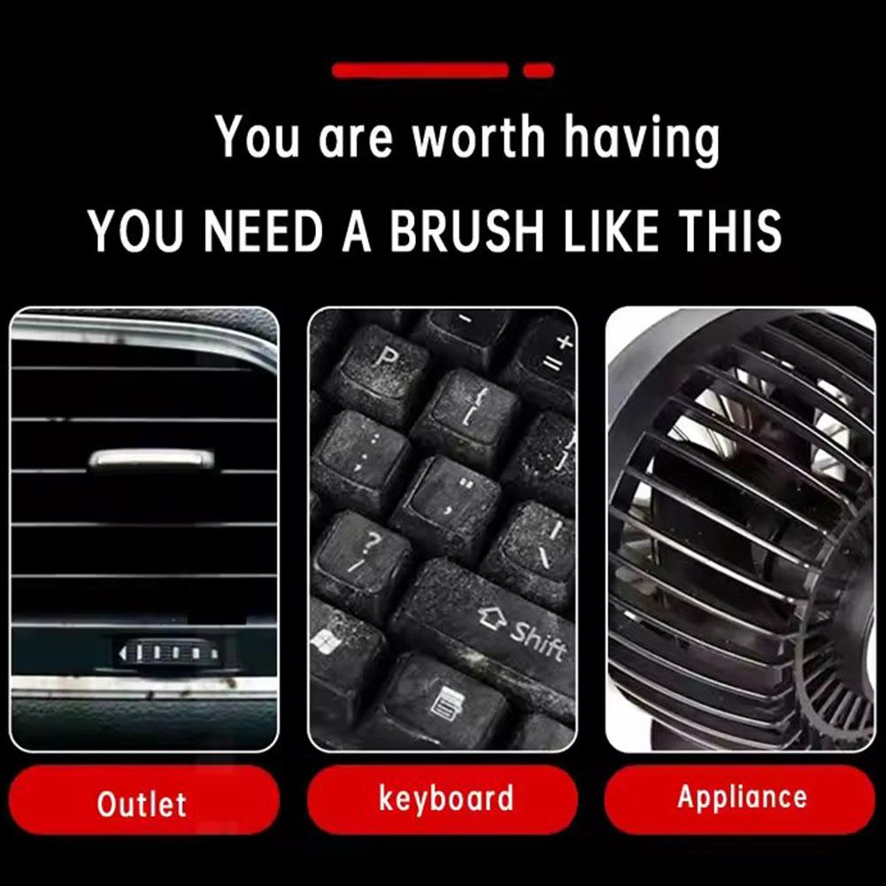 Сферическая мягкая щетка многофункциональная щетка для очистки кондиционера многофункциональная щетка для очистки вентиляционных отверстий автомобиля щетка для чистки салона F9P7