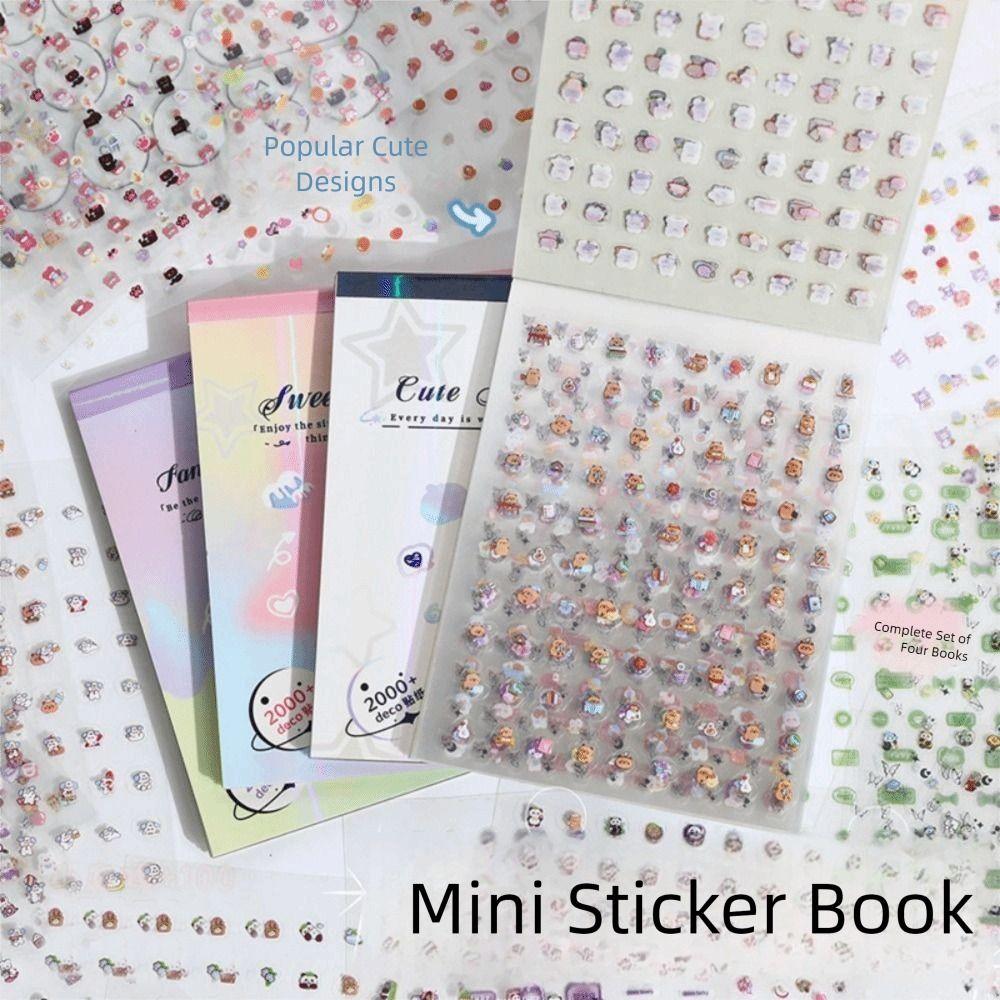 24Pcs/Set Self Adhesive Nail Sticker Soft Embossed Cartoon Stickers for Nail Art Decoration
