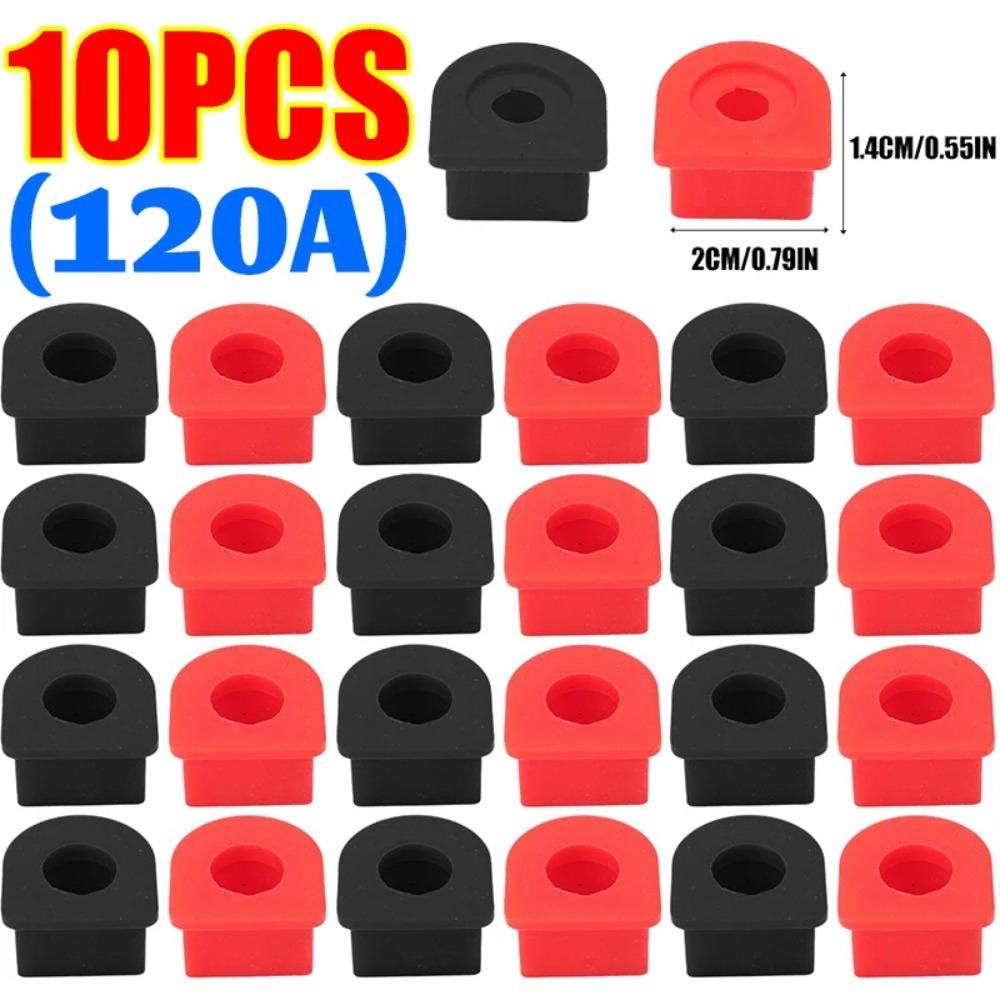 10Pcs Silicone Anderson Plug Cap Red Black Silicone Dust Cover Anderson Style Connector