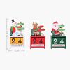 Christmas Countdown Calendar Block Reusable & Long Lasting Wooden Christmas Calendar Block Desk Decoration For Bookshelves Home
