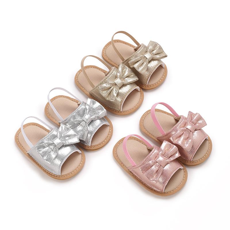 Fashion Girls' Shoes Summer New Baby First Walkers Soft Soled Child Beach Shoe Anti Slip Girls Slippers Comfortable Baby Sandals