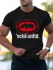 Ecko Men039;s Футболка с графическим принтом Unit | 100% Хлопок 100% Смесь Спандекса Легкая Унисекс Футболка