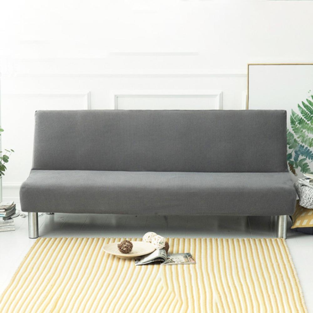 Removable Futon Sofa Cover Elastic Bench Cover Household Armless Sofa Slipcover  Home
