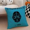 Наволочка Titanfall 2 Антипылевой чехол на подушку Наволочка на подушку с потайной молнией Шелковистый короткий плюш Чехол на подушку для дивана