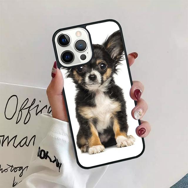 Чехол для телефона с изображением животного чихуахуа Для iPhone 17 Air 15 16 14 13 12 Pro Max 11 Pro Max Plus Coque Shell