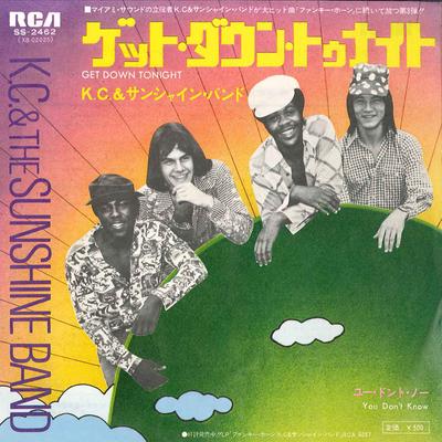 7-дюймовая пластинка KC THE SUNSHINE BAND Get Down Tonight You Dont Know SS2462 RCA 1975 Япония SoulFunk Б/у