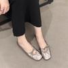 Fashion 2025 Luxury Fashion Butterfly-Knot Ladies Flat with Shoes Female Slides Footwear Shallow Ballet Flats Dance Shoes for Women
