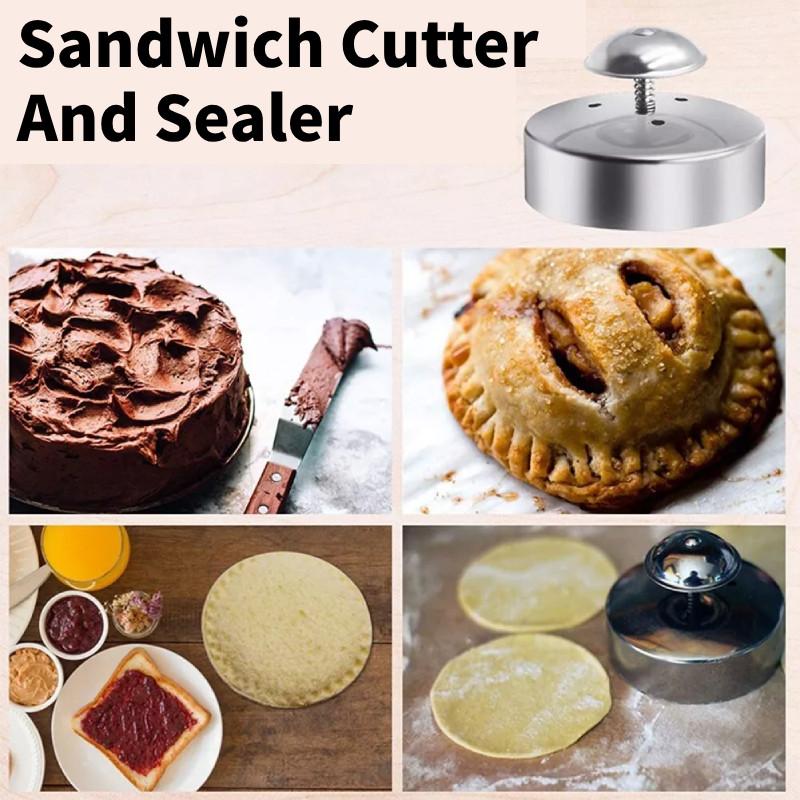 Универсальная круглая пресс-форма для нарезки сэндвичей из нержавеющей стали для удобного приготовления еды