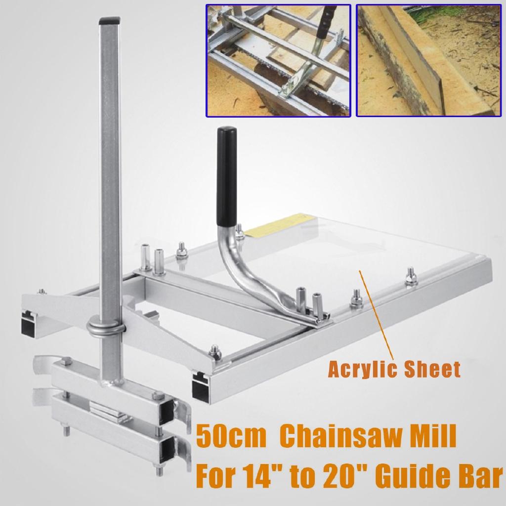 Портативная цепная пила, бензопила, направляющая для бензопилы, фрезерный станок, инструмент для резки пиломатериалов от 14 до 24 дюймов