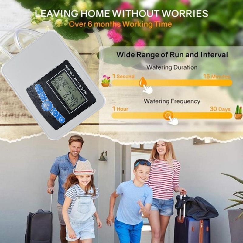 Garden Plant Self Drip Irrigation Kit Solar Automatic Watering Device Houseplants Self Watering System