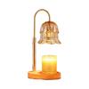 Лампа-подогреватель для свечей с регулируемым таймером - Электрический цветочный стеклянный подогреватель для свечей, регулируемая высота, диммируемая, винтажное основание, современный воск
