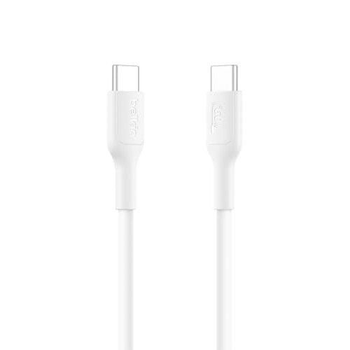 Кабель Belkin BoostCharge USB-C на USB-C, 60 Вт, быстрая зарядка, прочный, экологичный, 1 м, черный CAB023fq1MBK