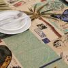 Бабочки Птицы Кокосовая пальма Декоративная Скатерть Хлопковая Скатерть Обеденный Стол Покрытие Для Кухни Домашний Декор