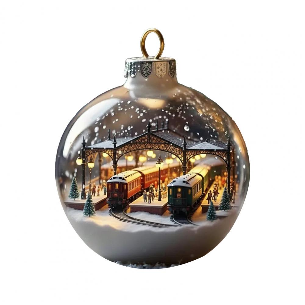 Праздничное украшение Декор для рождественской вечеринки Рождественский подвесной шар Декорация для сцены Атмосфера праздника Украшение для дома Декоративное для дома