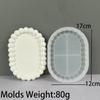 Пузырчатый поднос для хранения Силиконовая форма Сделай сам Смола Гипс Цемент Подарок Форма для литья Круглая Цветок Облако Сердце Форма Подставка Домашний декор