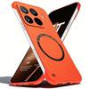 Ультратонкие безрамочные чехлы из ПК для телефонов Xiaomi 15T Pro 14T 14 13 12 11 10 15 Ultra 17 Pro Max Для Magsafe Магнитная Защитная Крышка