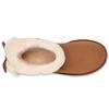 UGG Classic Double Bow Mini Warm Classic Mini Double Bow Plush Short Snow Boots Women Boots Chestnut 1127130-CHE