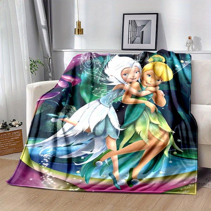 1pc. Cartoon Fairy Tale Blanket, Magical Forest Friends Throw for Home Decor, Gift Idea, All Seasons Use, Soft and Cozy Bedding Cover, Room Decoration