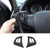 Для BMW X5 E70 2008-2013 ABS Автомобиль Стиль Углеродного Волокна Салон Рулевое Колесо Переключатель Кнопка Рамка Чехол Накладка Наклейка Аксессуары