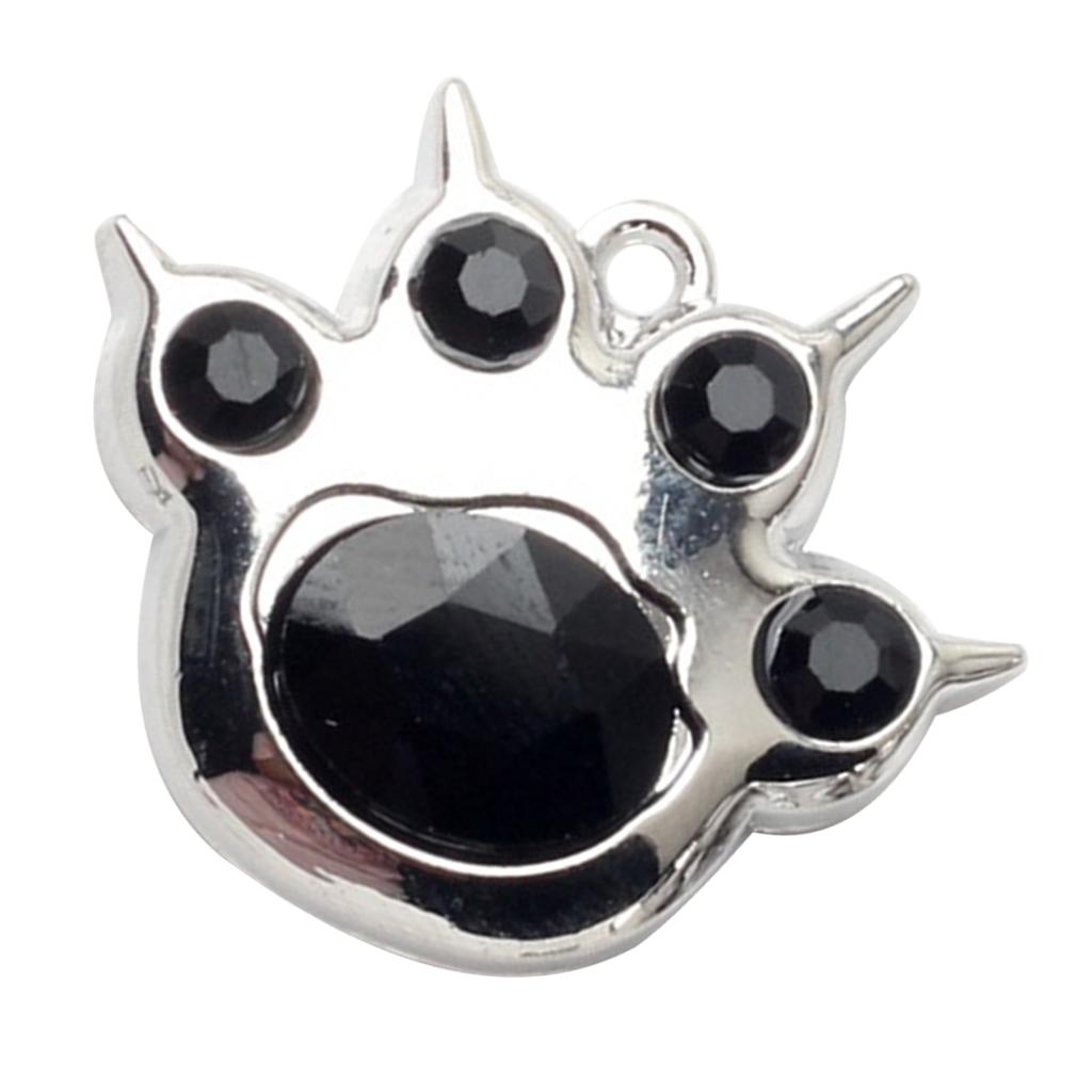 Tassels Charm Pendants with Hole Love Bowknot Cat Claw Heart Tags for DIY Keychain Earrings Necklace Jewelry Making