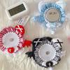 Diy Handcrafted Lace Anime Badge Holder Badge Base Itabag Pins Photo Display Bracket Ribbon Decoration For Ita Bag Ornament