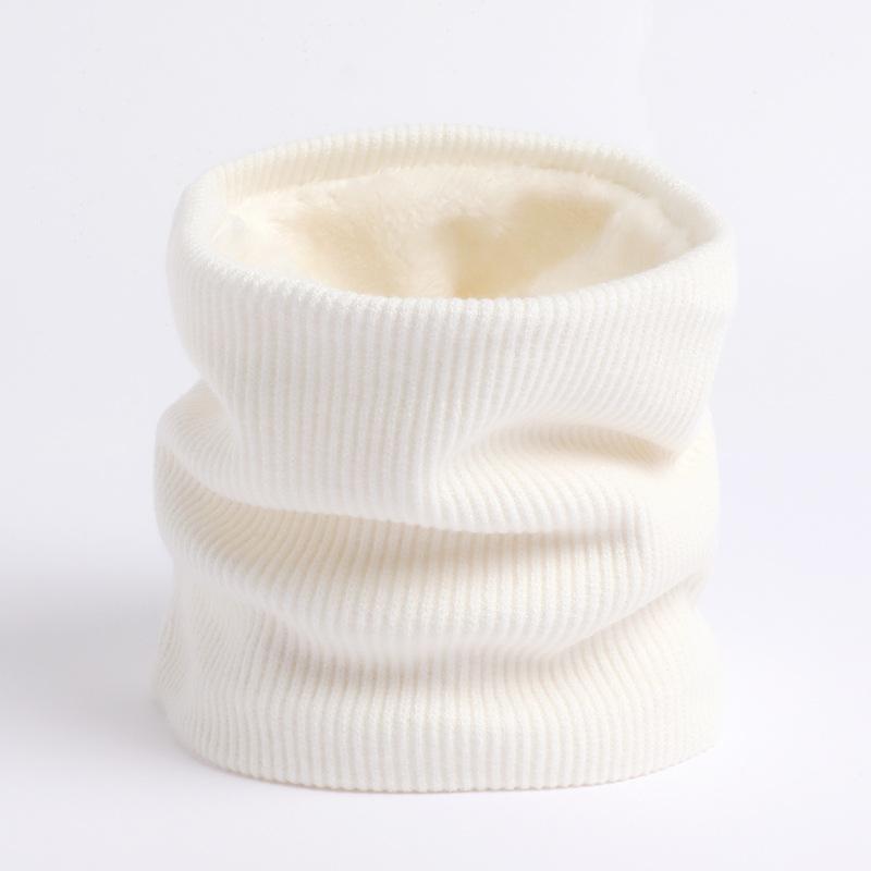 Autumn And Winter Solid Color Knitted Thick Warm Scarf For Men And Women'S Neck Protection, Scarf With Thin Strips, Neck Cover