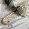 Export South Korea Single Long Handle Umbrella Ins Umbrella with Straight Shank Retro Female Knock All-Weather Umbrella with Elegant 16 Bones