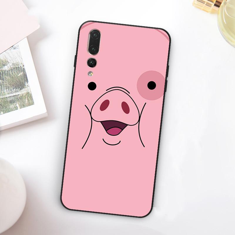 Милый РОЗОВЫЙ Кавайный Поросенок Для Huawei Nova 12i 12s 11i 7i 8i Y73 Y70 Y90 Y60 Y72 Y61 Y91 9 10 SE P30 Pro P40 Lite Чехол