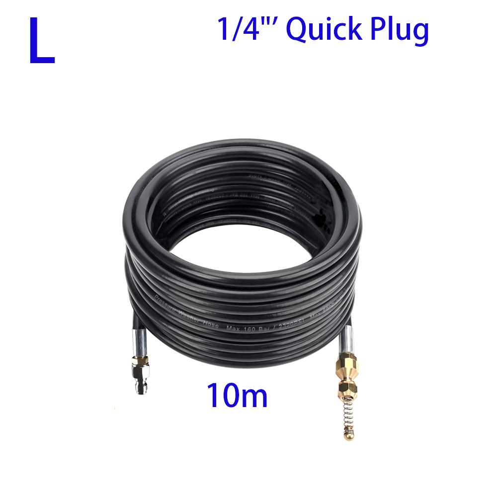 10 м мойка высокого давления, трубопровод, дноуглубительные работы, струйный шланг, комплект для промывки канализации, засорение труб, шнур для шланга струйной мойки