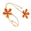 Adjustable Opening Arm Bracelet Floral Arm Ring Arm Cuff Bracelet  for Parties & Special Occasions