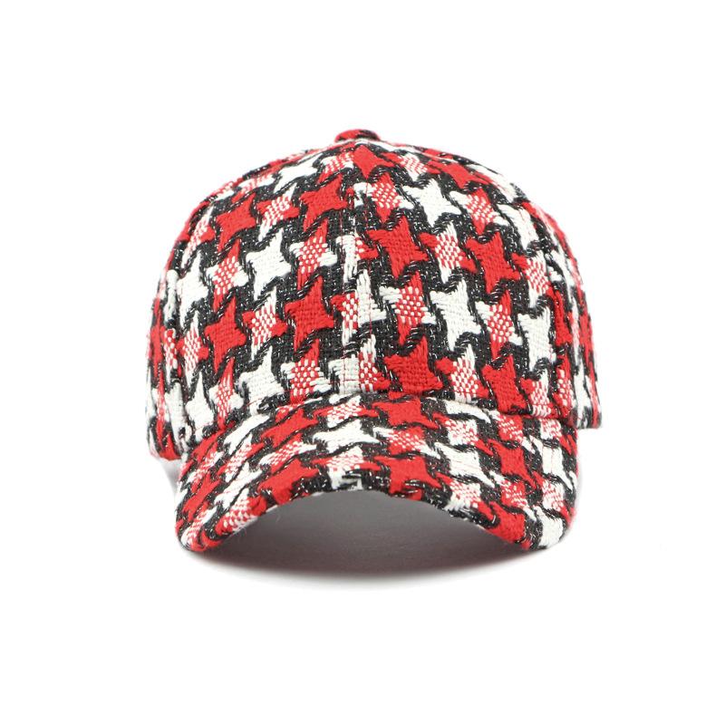 Hat Women Autumn Winter Thick Warm Knitted Baseball Cap Sunscreen Sunshade Cap Ponytail Panama Cap