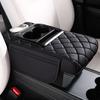 PU Leather Center Console Armrest Cushion Portable Storage Box High Quality Armrest Pad Universal