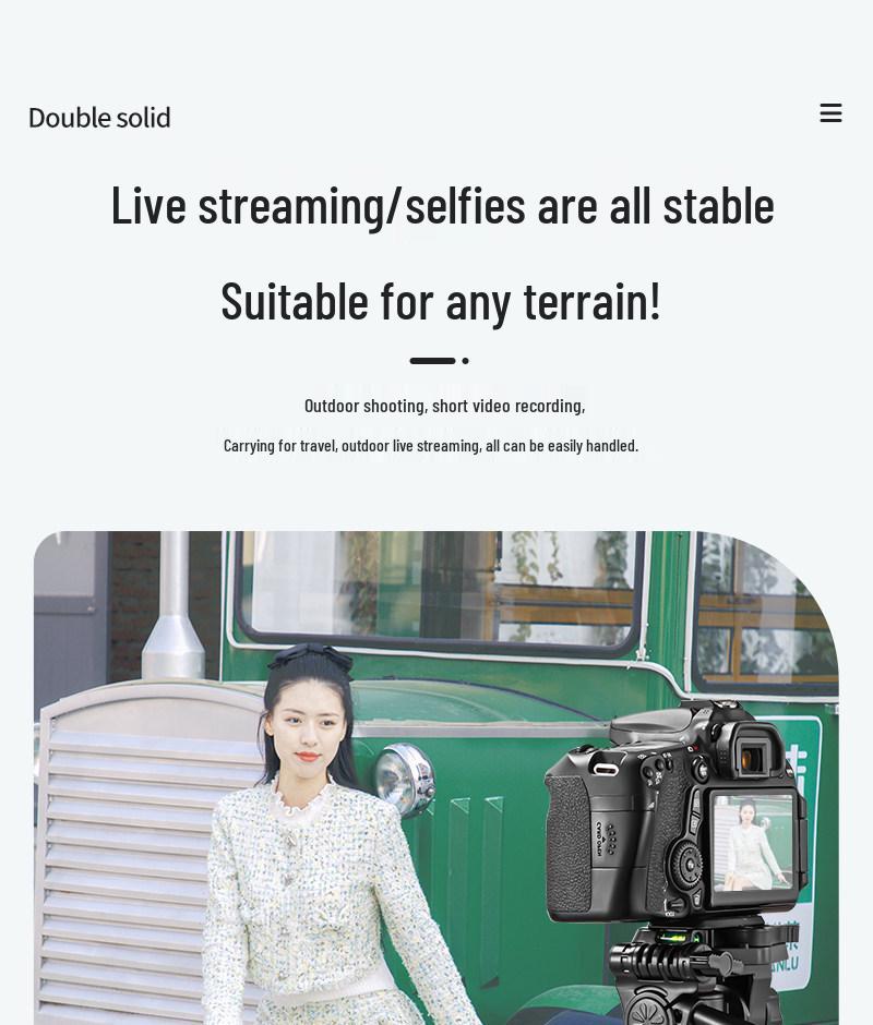Универсальный штатив-подставка для мобильного телефона, планшета и DSLR с подсветкой для стриминга и фотосъемки