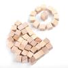 Натуральные квадратные деревянные блоки Деревянные кубики для DIY поделок Ручные изделия из дерева Детская игрушка Домашний декор