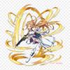 Flash Shooter Asuna Asuna Kirito Iron On Patches For Clothing Applique Stickers On Clothes Heat-Sensitive Custom Patch
