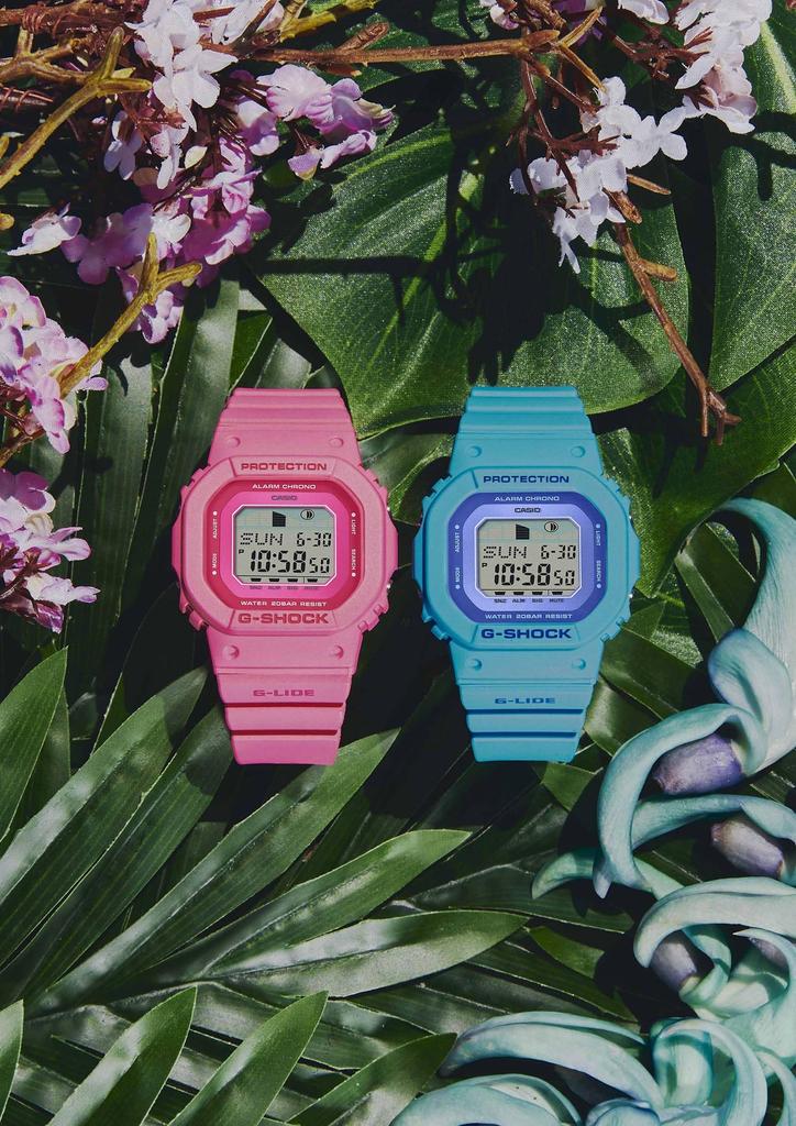 Часы Casio G-Shock G-LIDE среднего размера GLX-S5610-2JF, Изготовлены из экологически чистых материалов, Женские, Синие, Подлинный японский продукт