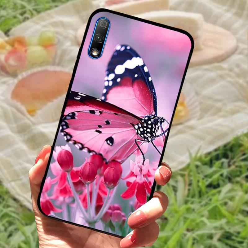 Чехол-бампер для Honor 9X Cover Honor9X Китай Силиконовый Мягкий Мраморный Черный Funda Coque для Huawei Honor 9X Pro Полностью Защитный