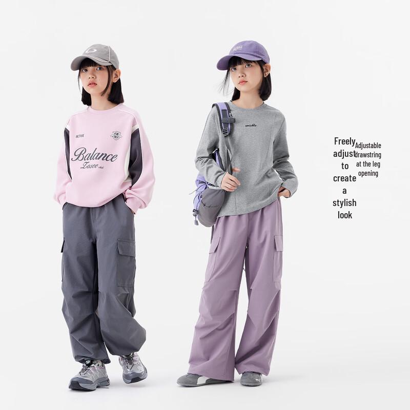 Устойчивые к износу брюки-карго Zuoxi для девочек, осенняя коллекция 2025