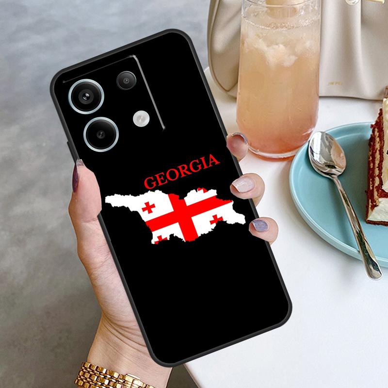 Georgia Flag Funda For Xiaomi Redmi Note 12 11 10 9 8 13 Pro Plus 12S 11S 10S 9S 10A 9C 10C 12C 13C Case