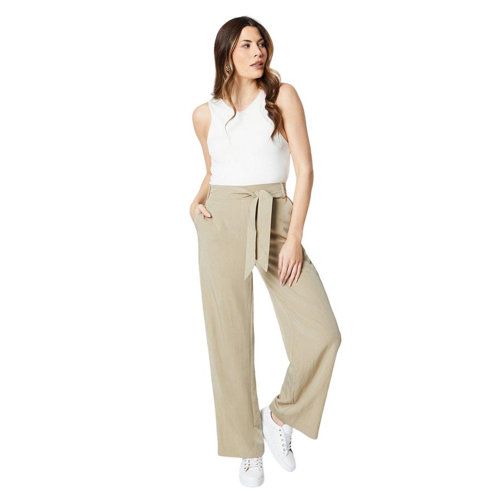 Принципы: женские/женские широкие брюки с прошитым поясом