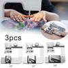 3Pcs Adjustable Wide Rolled Hem Presser Foot Sewing Machine Foot Narrow Rolled Hemming Foot for Low Shank Sewing Machine