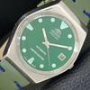 JAPAN VINTAGE ORIENT AUTOMATIC 46943 MENS GREEN COLOR DIAL WATCH A701808-5 R207-a701808
