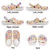 Printed EVA Garden Clogs Women Men Lightweight Breathable Slip On Shoes Beach Pool Bathroom Home Casual Summer Wear