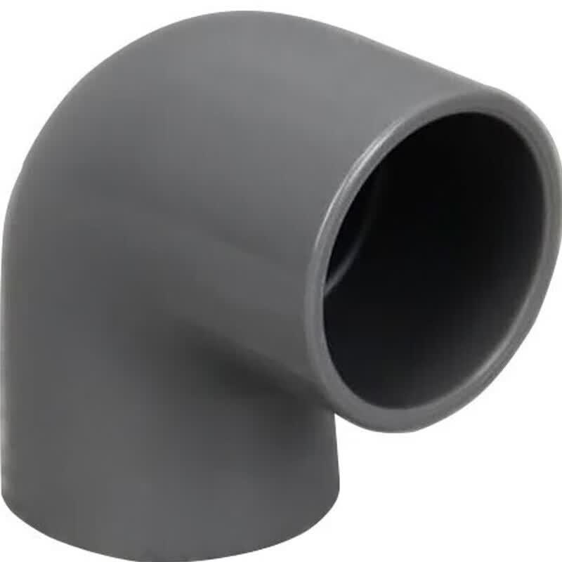 PVC 90-Degree Water Pipe Elbow Fitting